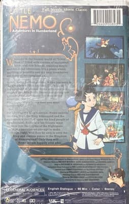 Funimation Little Nemo: Adventures in Slumberland VHS 2004 G Full Screen NTSC - Thumbnail 3