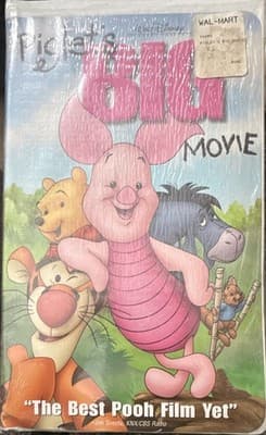 Disney Piglet's Big Movie VHS 2003 NTSC Walmart Exclusive John Fiedler