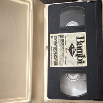 Walt Disney Home Video Bambi VHS 1989 G NTSC English Closed Captioned - Thumbnail 4