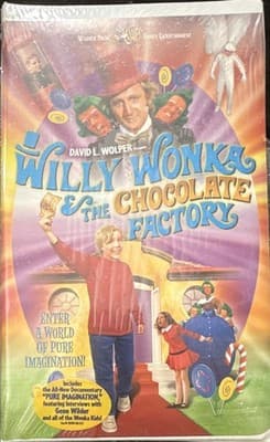 Warner Home Video Willy Wonka & the Chocolate Factory VHS 1971 G NTSC English