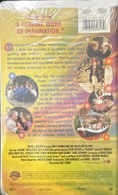 Warner Home Video Willy Wonka & the Chocolate Factory VHS 1971 G NTSC English - Thumbnail 3