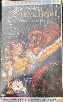 Disney Beauty and the Beast Special Edition VHS 1991 NTSC THX Certified