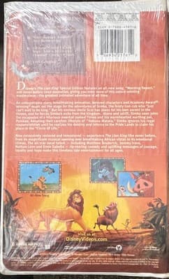 Disney The Lion King VHS 2003 Platinum/Special Edition NTSC THX G - Thumbnail 3