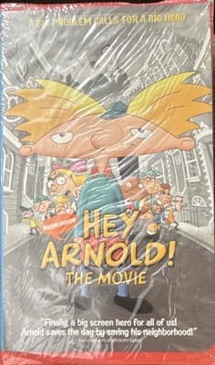 Nickelodeon Movies Hey Arnold! The Movie VHS 2002 PG NTSC English Full Screen