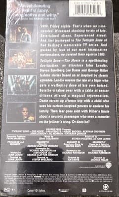 Warner Home Video Twilight Zone: The Movie VHS 1983 PG FS NTSC English CC - Thumbnail 3