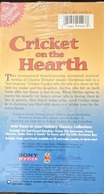 Sony Wonder Cricket on the Hearth VHS 1967 NR Full Screen NTSC English CC - Thumbnail 3