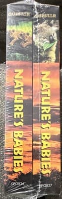 Questar Nature's Babies VHS Box Set 2-Tape NTSC NR Nature Animals Documentary - Thumbnail 2