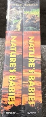 Questar Nature's Babies VHS Box Set 2-Tape NTSC NR Nature Animals Documentary - Thumbnail 4