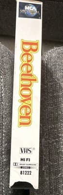 MCA Universal Home Video Beethoven VHS 1991 PG NTSC English Hi-Fi Dolby - Thumbnail 2