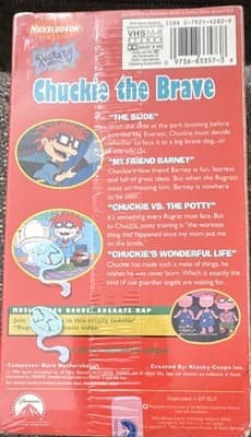 Nickelodeon Rugrats: Chuckie the Brave VHS 1996 NR NTSC English Rugrats Rap - Thumbnail 3