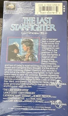 MCA Universal Home Video The Last Starfighter VHS 1984 PG NTSC Hi-Fi Stereo - Thumbnail 3
