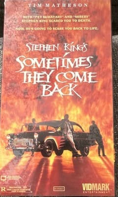 Vidmark Entertainment Stephen King's Sometimes They Come Back VHS 1991 R FS