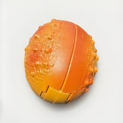 Transforming Triceratops Dinosaur Action Figure Plastic Orange Yellow - Thumbnail 9