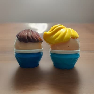 1980s Vintage Little Tikes Toddle Tots chunky figures with round bottoms - Thumbnail 6