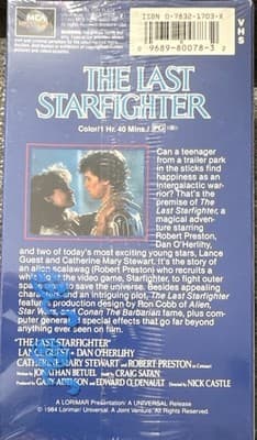 MCA Universal Home Video The Last Starfighter VHS 1984 PG FS NTSC English - Thumbnail 3