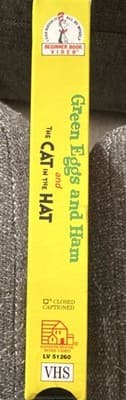 Random House Home Video Green Eggs and Ham & Cat in the Hat VHS 1994 NR - Thumbnail 2