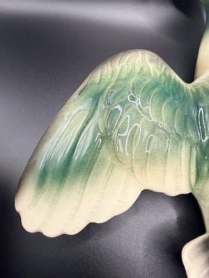 1940s McCoy Flying Duck Ceramic Wall Pocket or Planter, Made In USA - Thumbnail 6