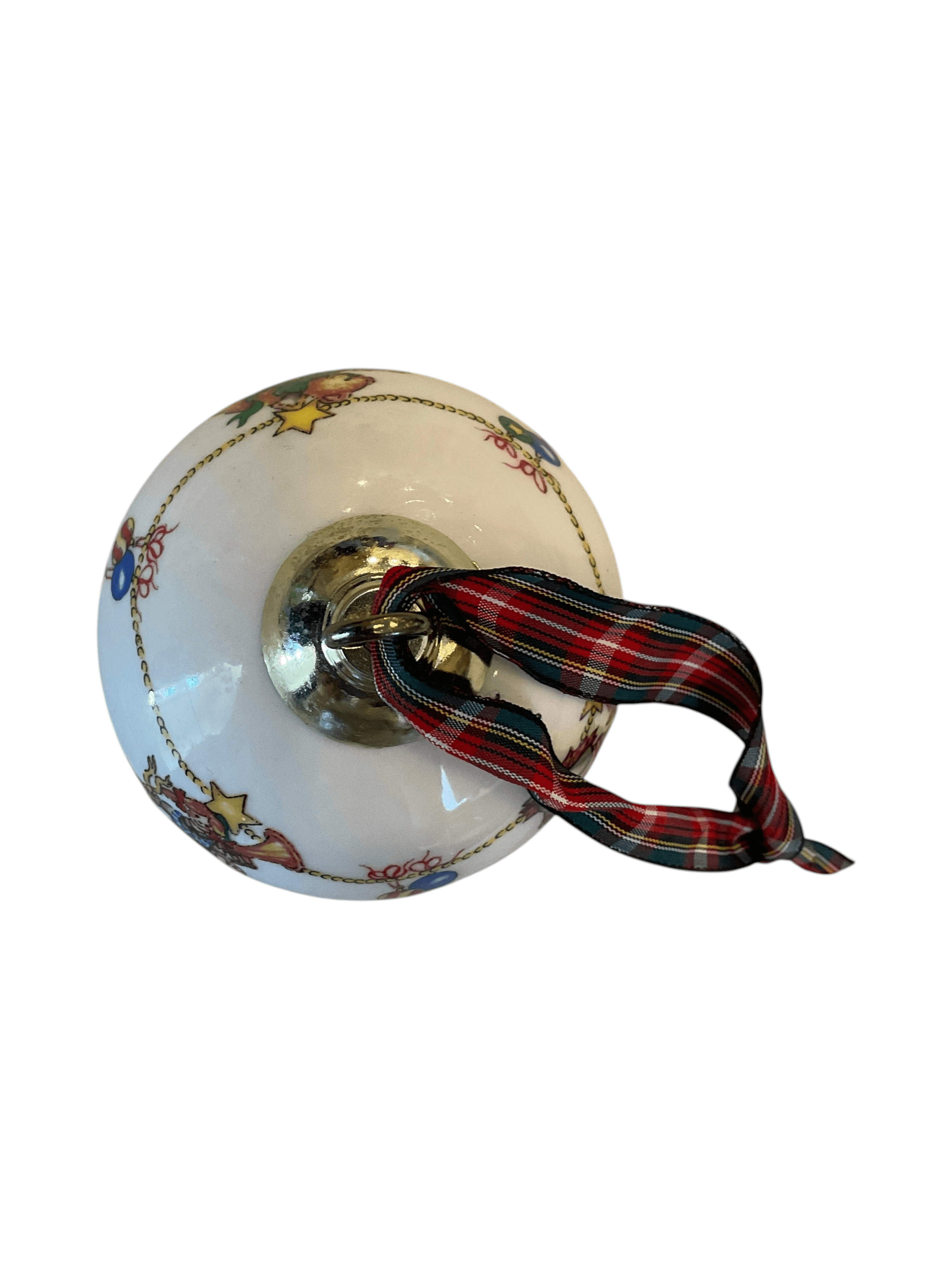 Christmas Porcelain Ornament with Ribbon - Thumbnail 3