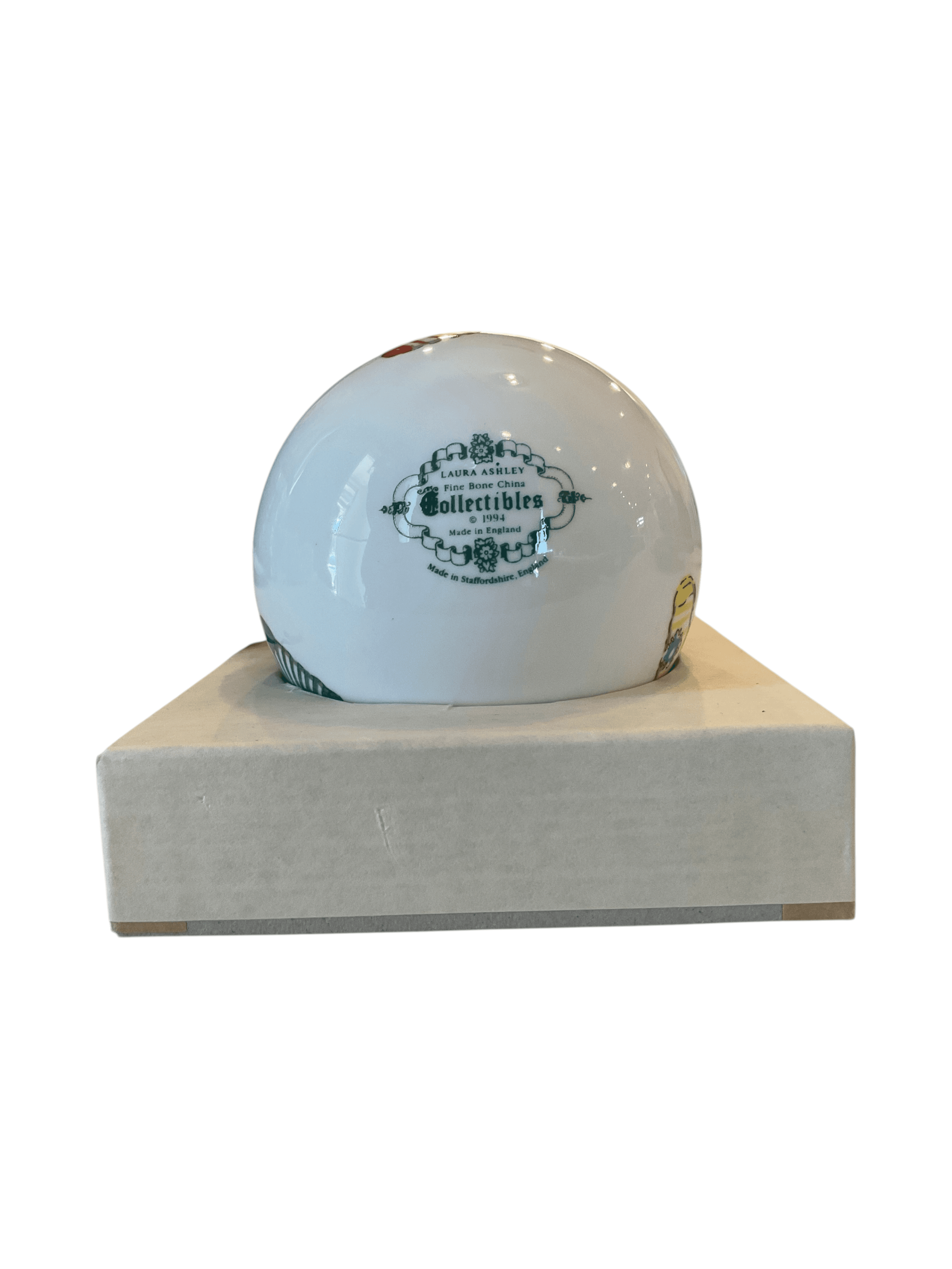 Christmas Porcelain Ornament with Ribbon - Thumbnail 4