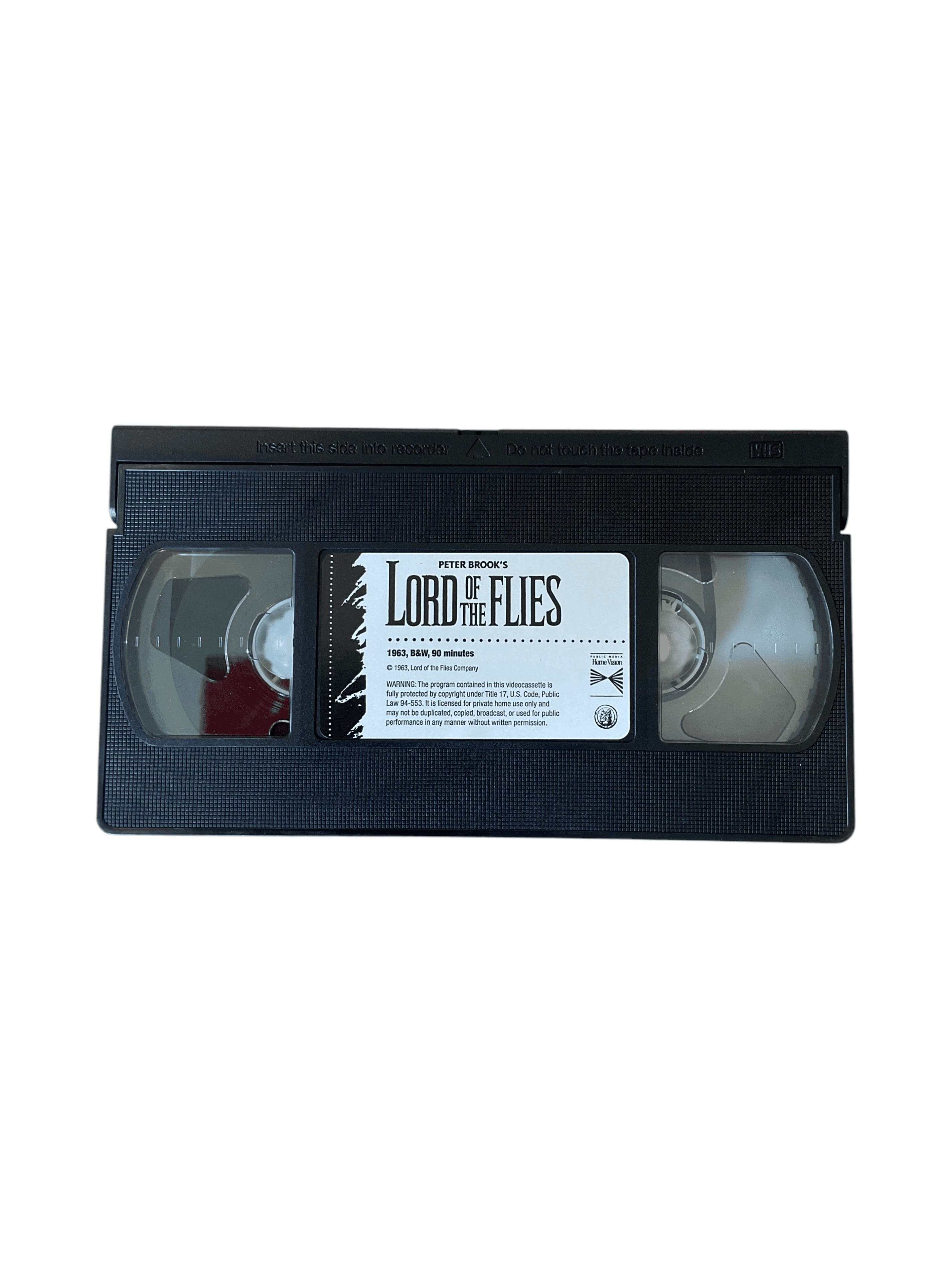 Peter Brook's Lord of the Flies VHS 1963 Black & White - Thumbnail 3