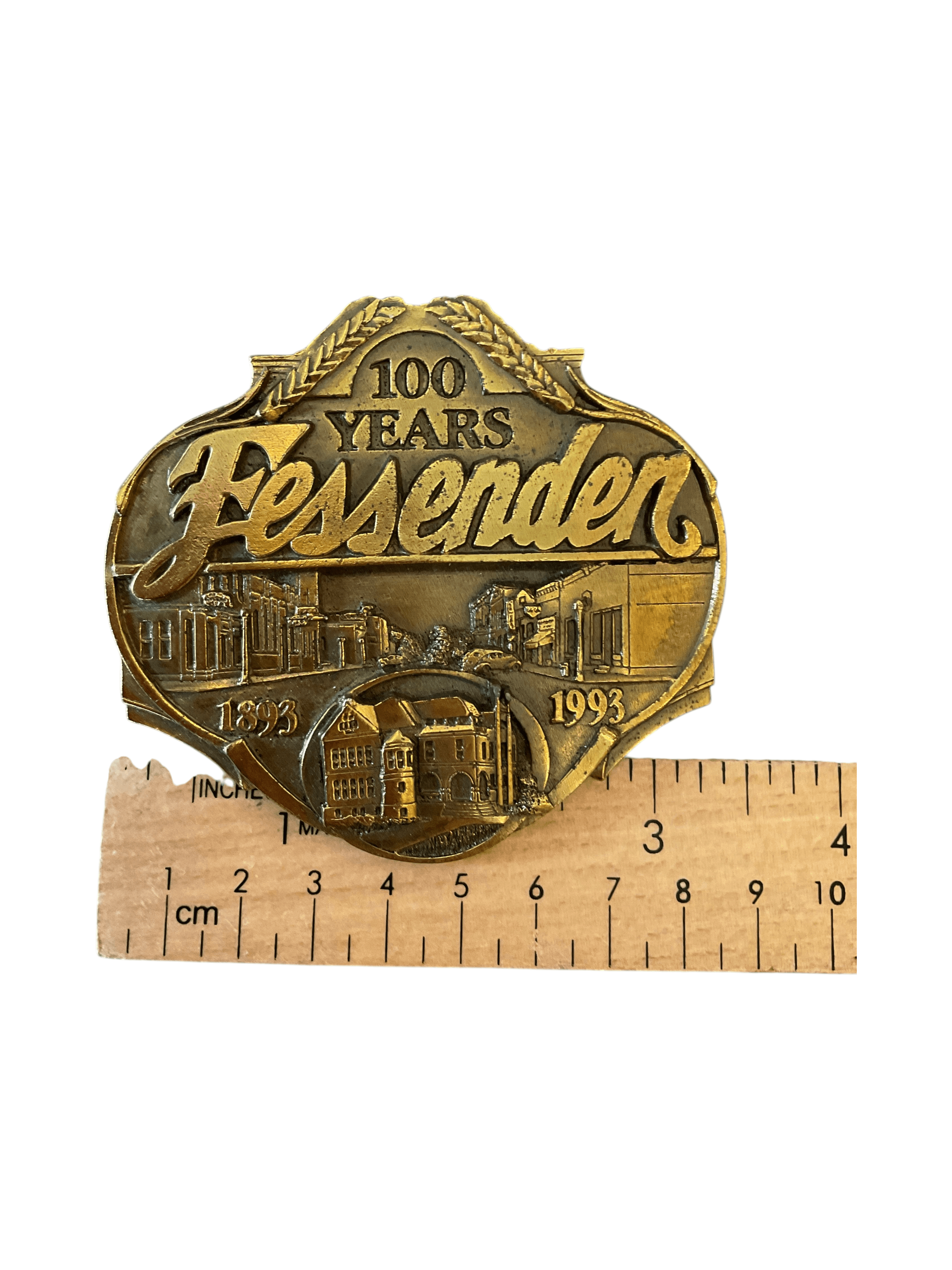 Fessenden 100 Years Limited Edition Belt Buckle 1993 - Thumbnail 2