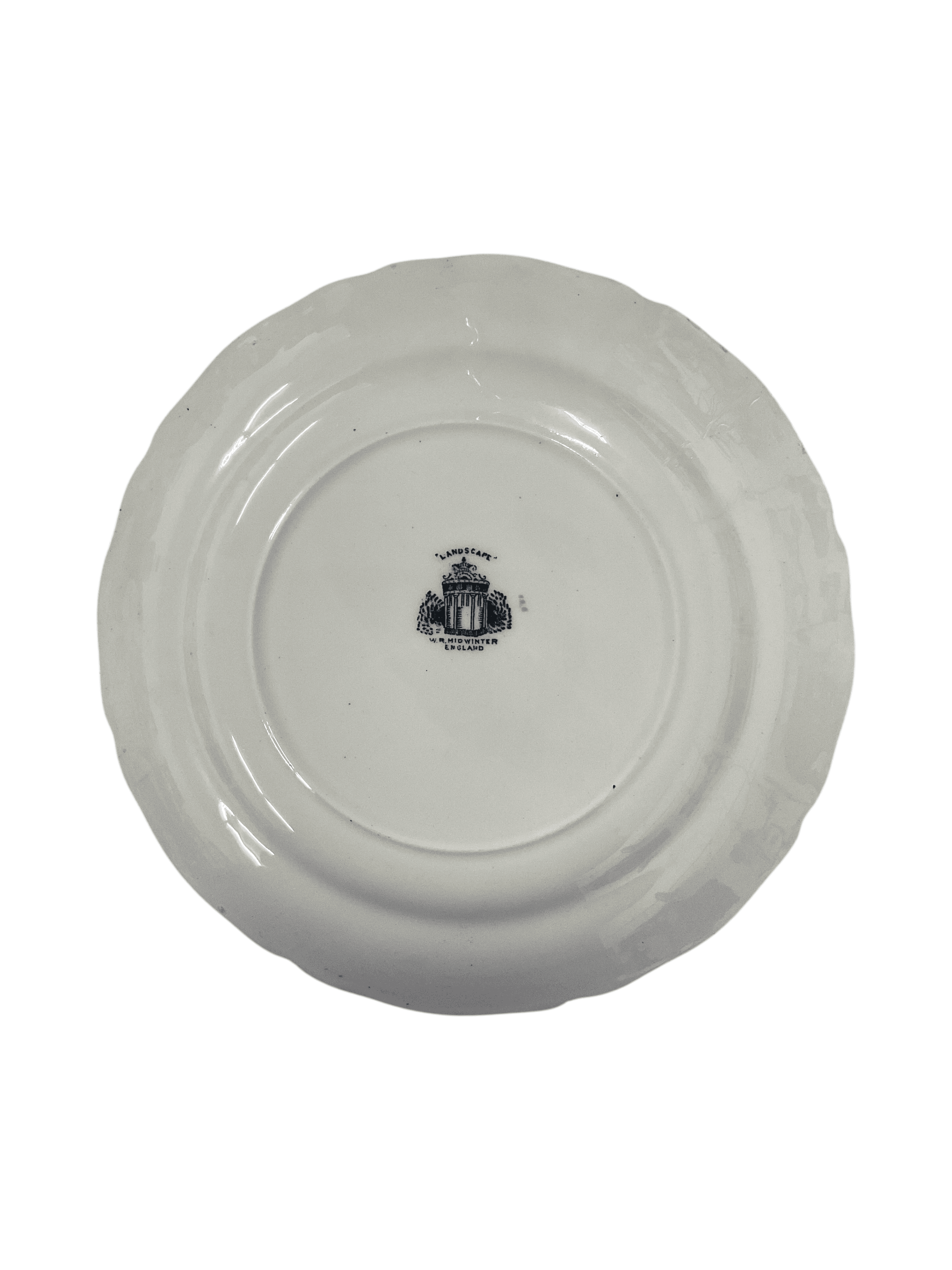 W. R. Midwinter Landscape Pattern Decorative Plate - Thumbnail 2