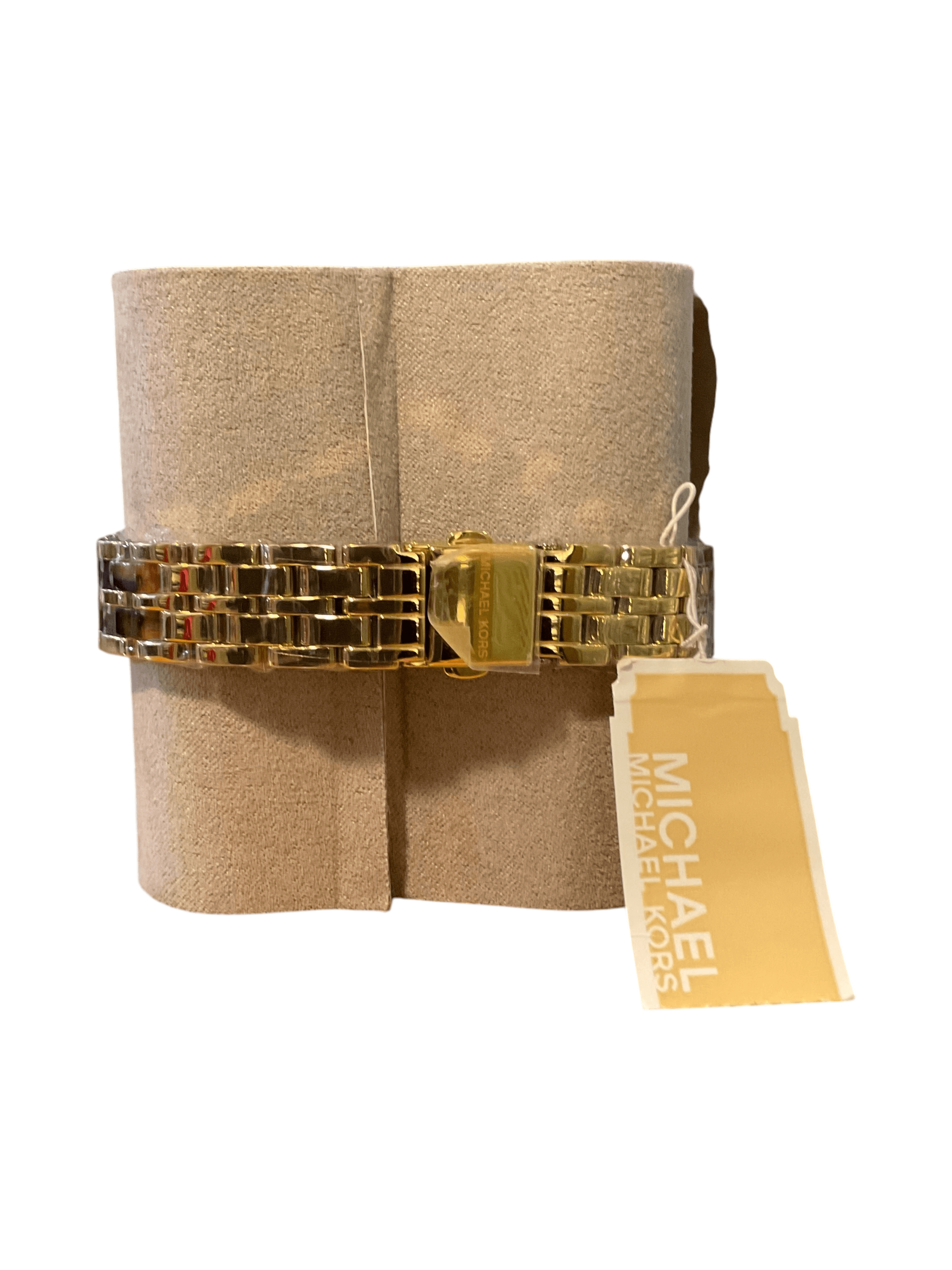 NEW Michael Kors Gold Tone Women's Watch with Crystal Accents - Thumbnail 2