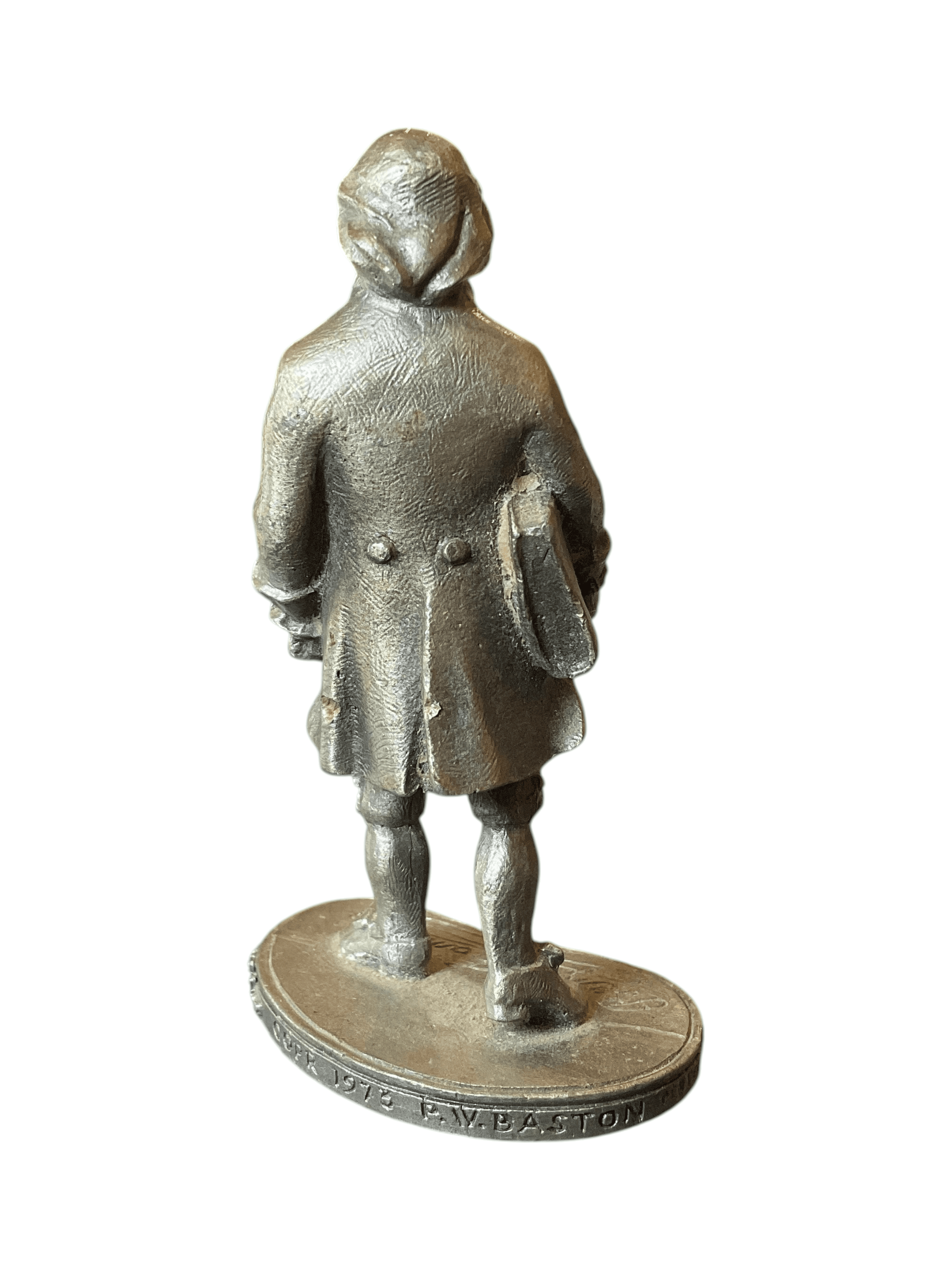 1972 Pewter Ben Franklin Figurine by R.W. Easton - Thumbnail 3