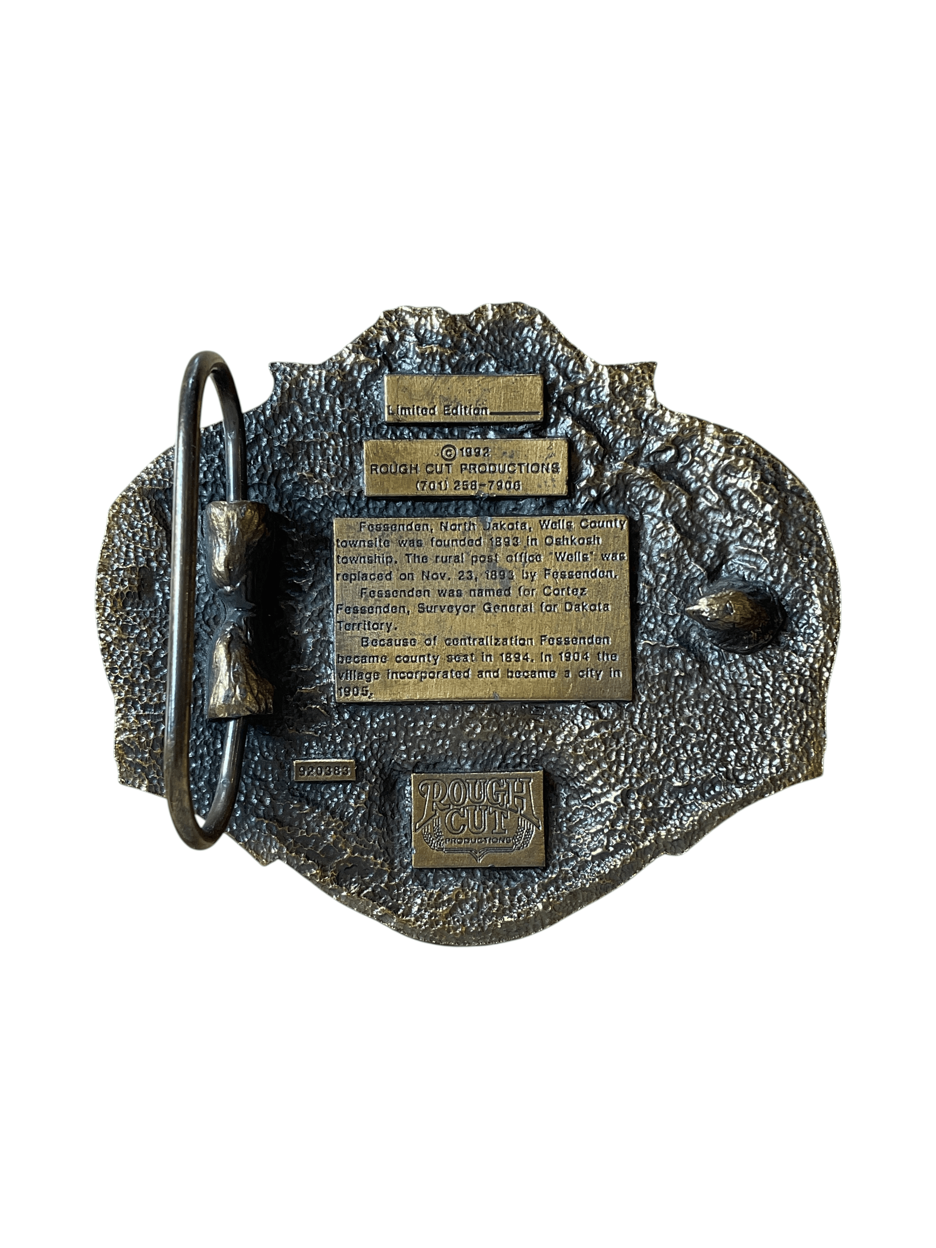 Fessenden 100 Years Limited Edition Belt Buckle 1993 - Thumbnail 3