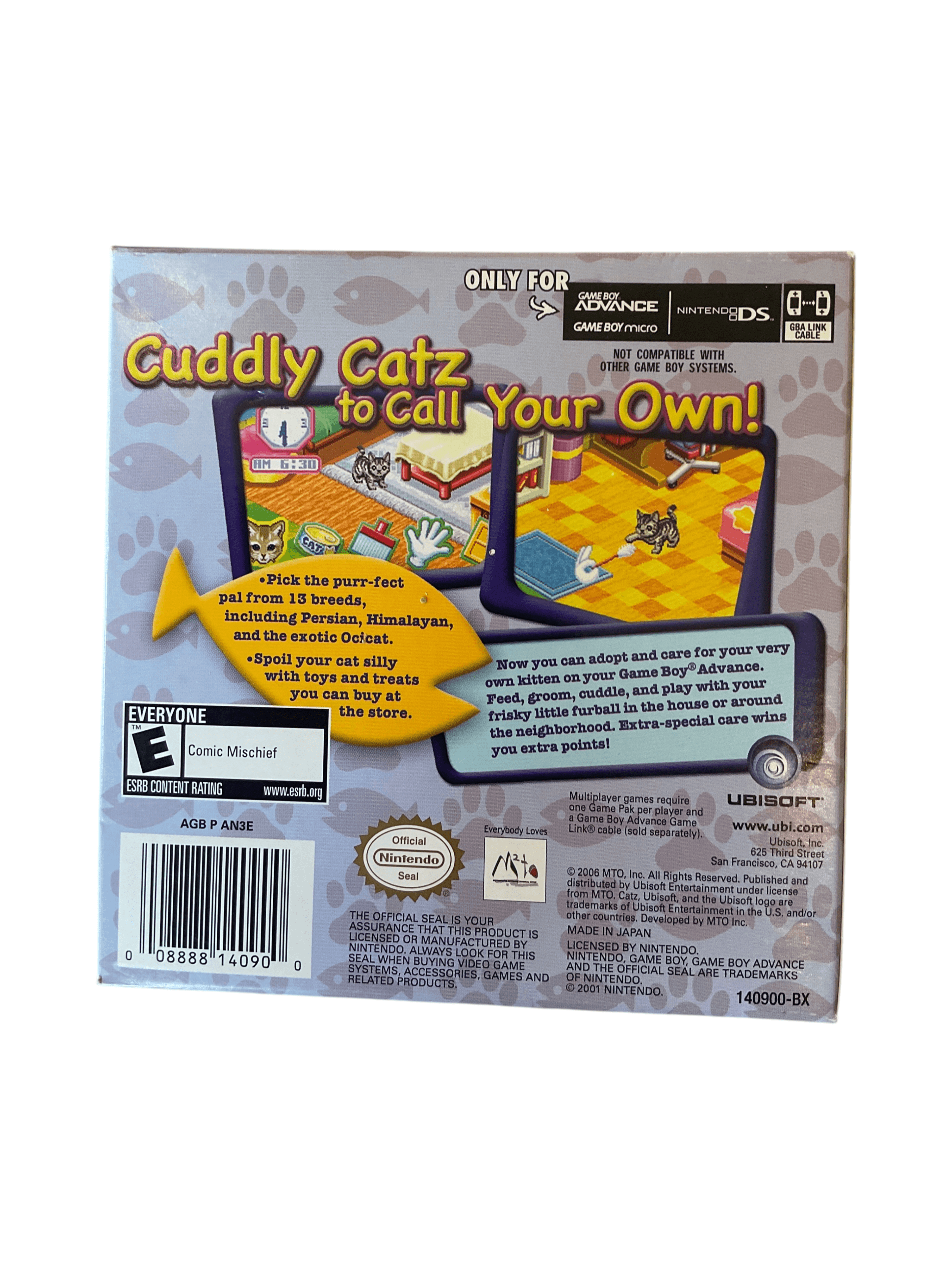 Catz Game Boy Advance Ubisoft Video Game - Thumbnail 3
