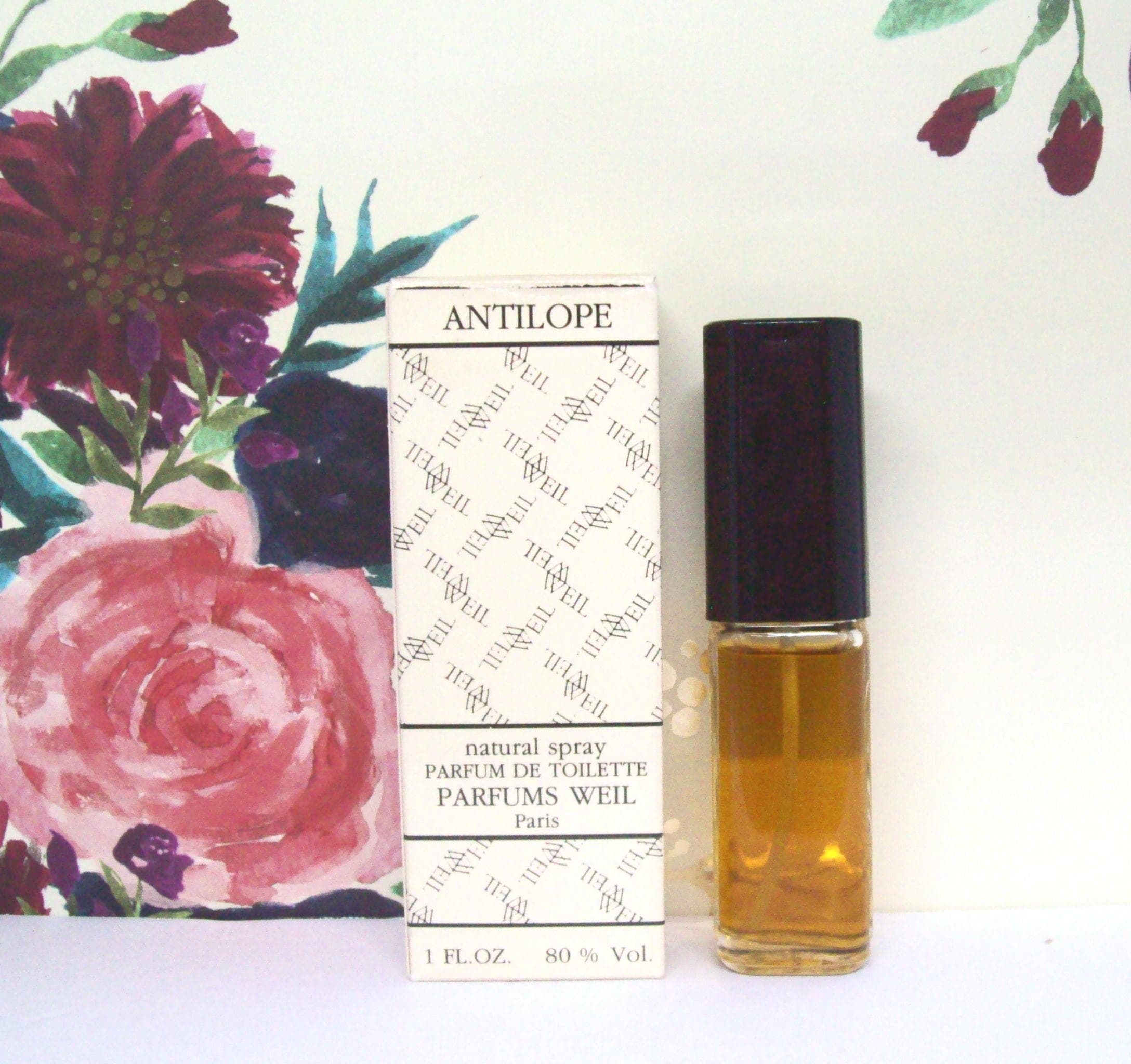 Parfums Weil Antilope 1.0 OZ. PDT Spray. Vintage With Barcode