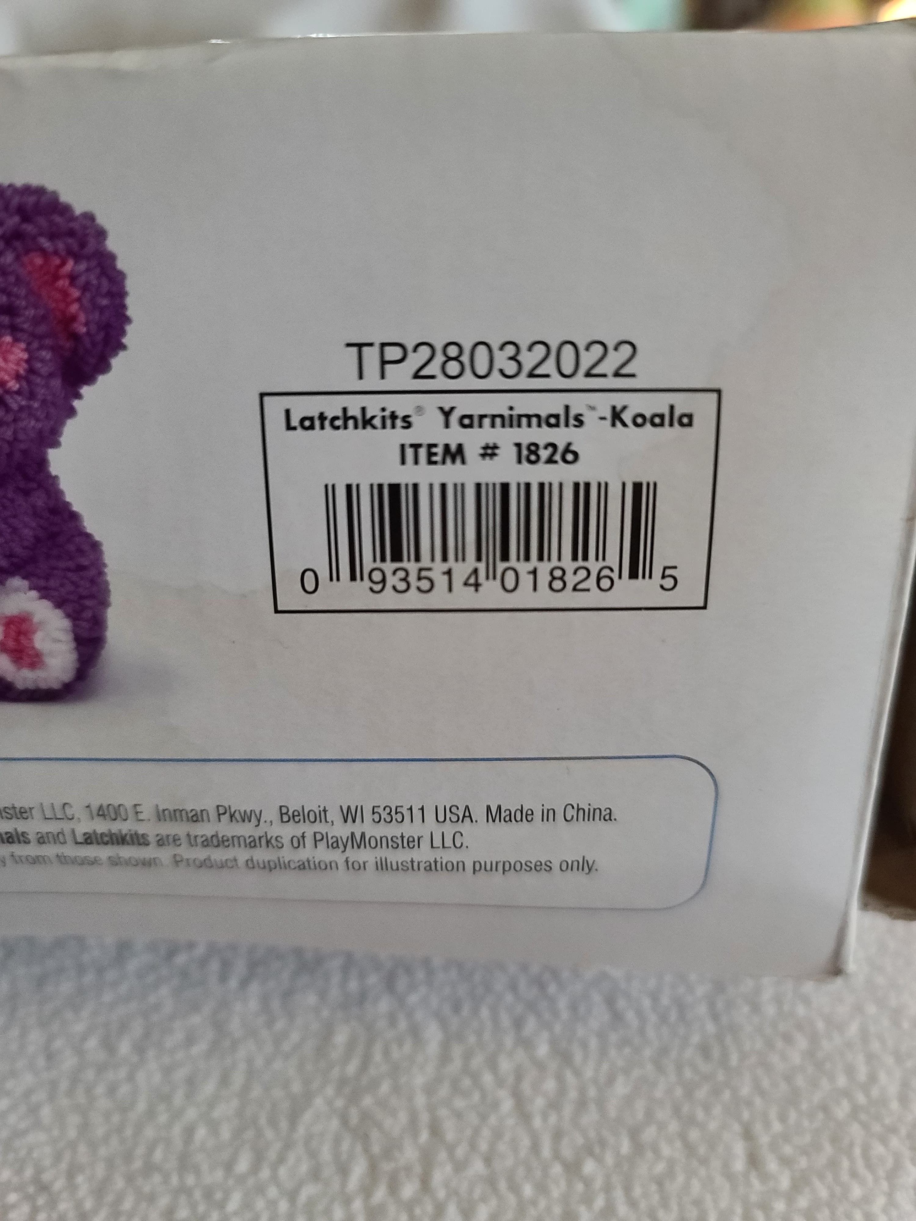 PlayMonster Latchkits Yarnimals Koala Craft Kit - Thumbnail 3
