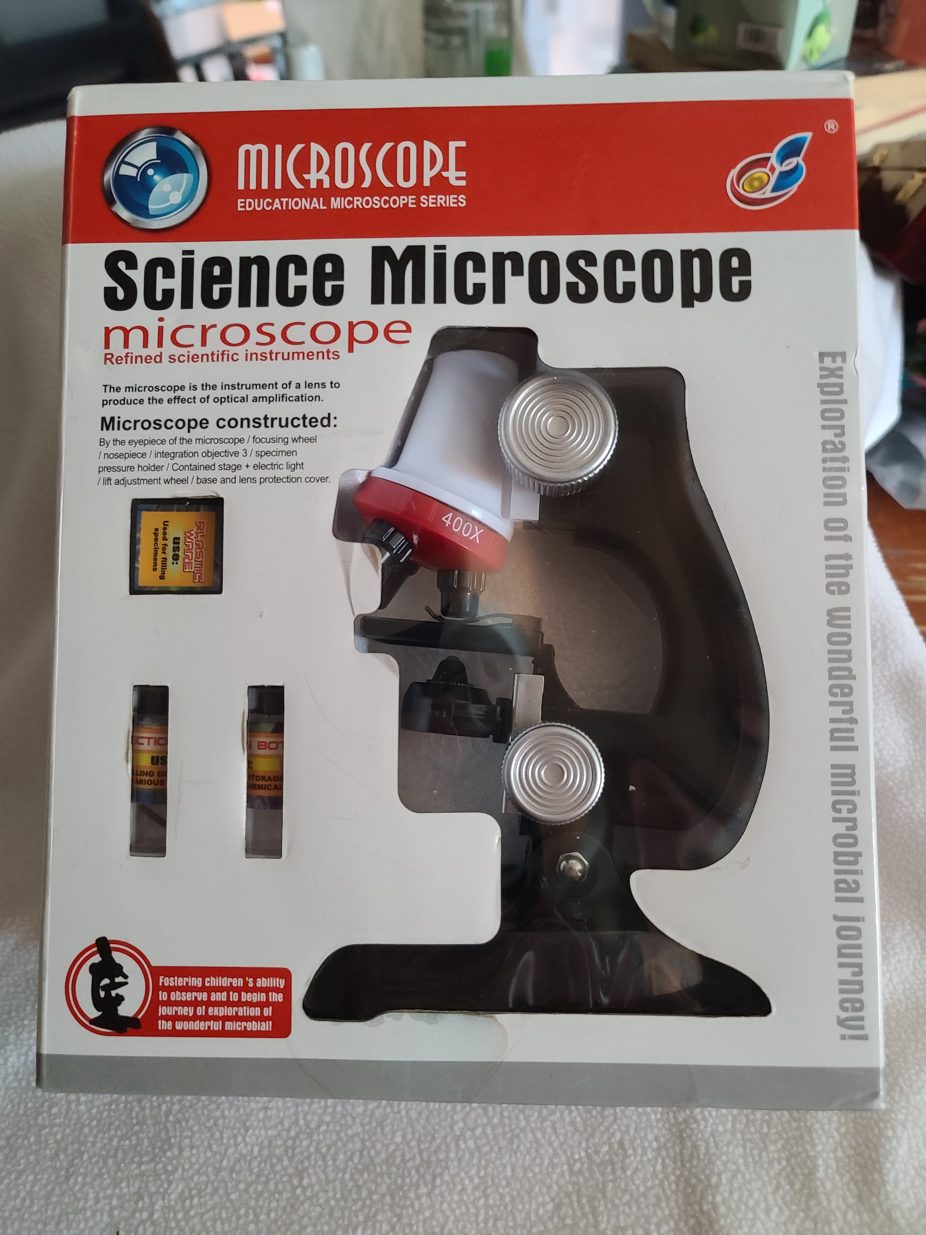 Science Microscope Kit 100x 400x 1200x - Thumbnail 2