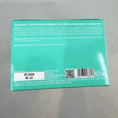FONTAINAVIE USA Fit6 Slim Body System New Sealed Box 30 Day Supply FM World - Thumbnail 3