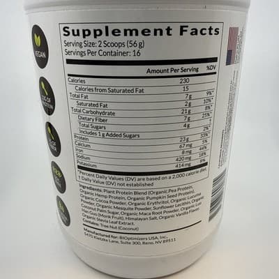 BiOptimizers Protein Breakthrough Chocolate Bliss Ver 4.0 2lbs NEW Exp 04/2027 - Thumbnail 3