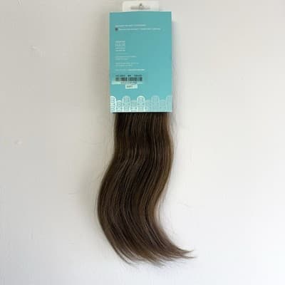 Halo Couture Professional Machine Tied Weft Color #4 16” Medium Auburn Brown NEW - Thumbnail 3