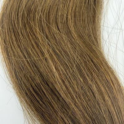 Halo Couture Professional Machine Tied Weft Color #4 16” Medium Auburn Brown NEW - Thumbnail 4
