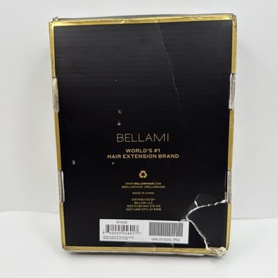 Bellami Halo Pro Hair Extension 18” Pearl Blonde Rooted Highlight With Comb NEW - Thumbnail 3