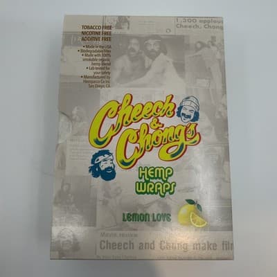 Wraps by Cheech & Chong (2 Pack Box of 25 Each 100 Wraps Total) Lemon Love - Thumbnail 2