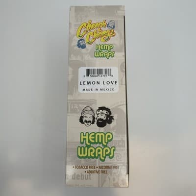 Wraps by Cheech & Chong (2 Pack Box of 25 Each 100 Wraps Total) Lemon Love - Thumbnail 4