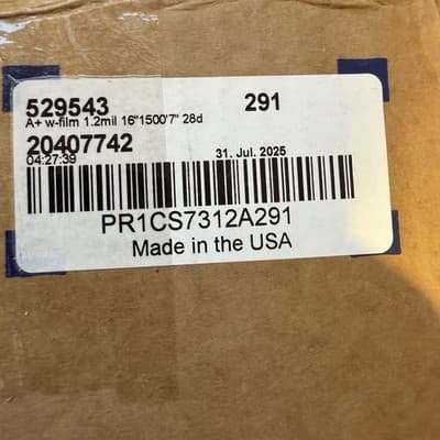 STOROPACK AIRplus Air Pillow Film Sz 16" x 1500' 529543 1.2ml A+ NEW FREE SHIP - Thumbnail 2