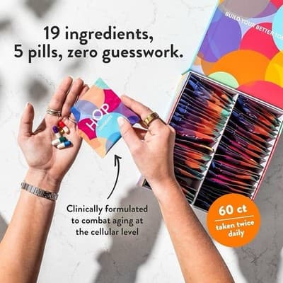 HOP Box Women’s Longevity HUMAN OPTIMIZATION PROJECT 30 Day Supply Multivitamin - Thumbnail 6