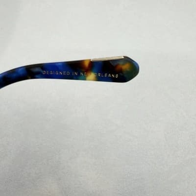 KREWE BEAU II Matte Blue Steel 12K NEW IN BAG Premium Sunglasses For Men Women - Thumbnail 5