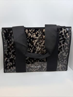 Flaunt Blonde Tortoise Everyday Tote Bag With Inner Pouch New With Tags - Thumbnail 6