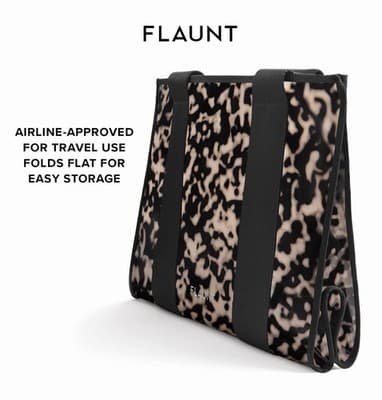 Flaunt Blonde Tortoise Everyday Tote Bag With Inner Pouch New With Tags - Thumbnail 9