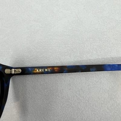 KREWE BEAU II Matte Blue Steel 12K NEW IN BAG Premium Sunglasses For Men Women - Thumbnail 9