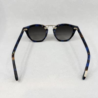KREWE BEAU II Matte Blue Steel 12K NEW IN BAG Premium Sunglasses For Men Women - Thumbnail 10
