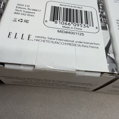 4 PACK Elle Ceramic Mini Flat Iron - Compact & Great for Travel BLACK 1/2 Plates - Thumbnail 3