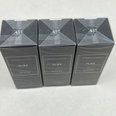 3 PACK FM PURE 457 Fragrance for Him by Federico Mahora Pure Collection 1.7oz - Thumbnail 3