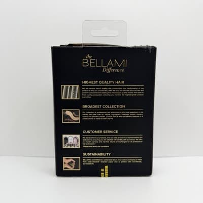Bellami Straight Flex Weft Extensions 20” Sunlit Cocoa #1C/4/6 145g Hair NEW - Thumbnail 2